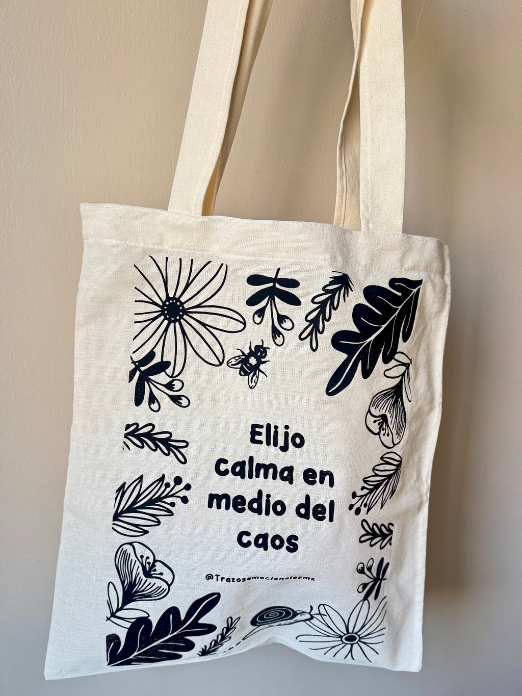 Tote bag con frase