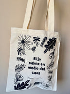 Tote bag con frase